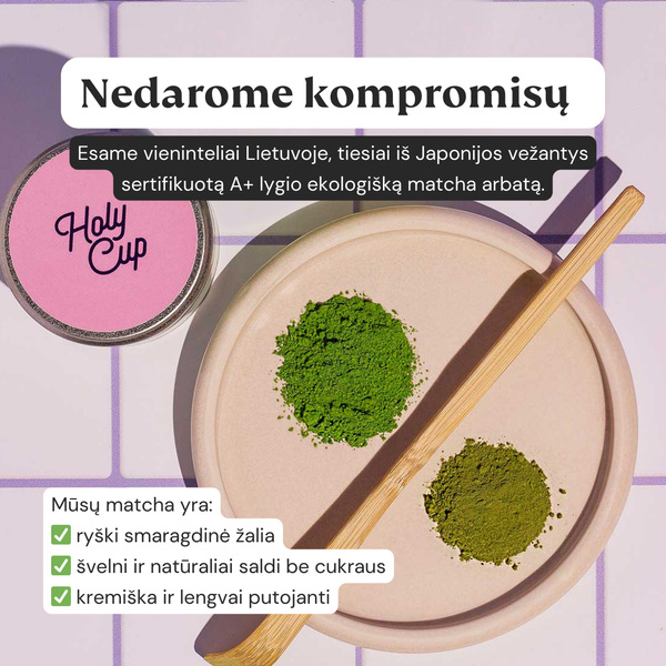 Ceremoninė matcha arbata HOLY CUP 4