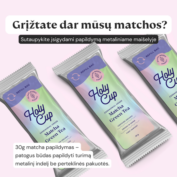 Ceremoninė matcha arbata HOLY CUP 5