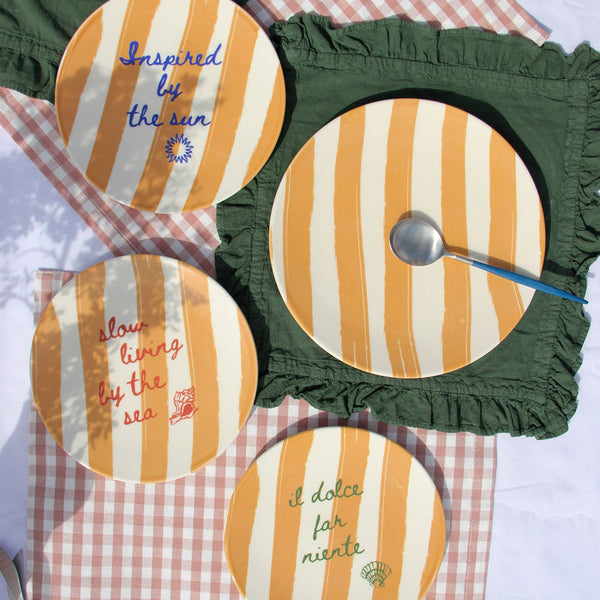 Desertinė lėkštė VACAY MOOD STRIPES 10