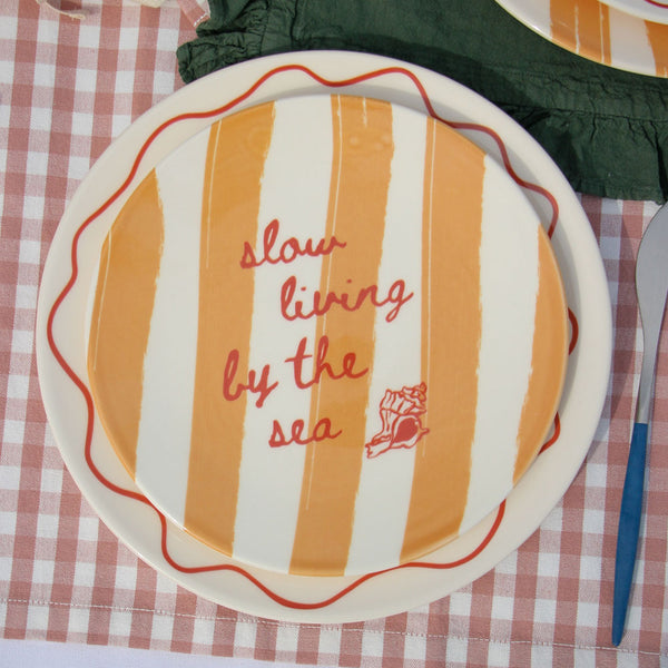 Desertinė lėkštė VACAY MOOD STRIPES 9