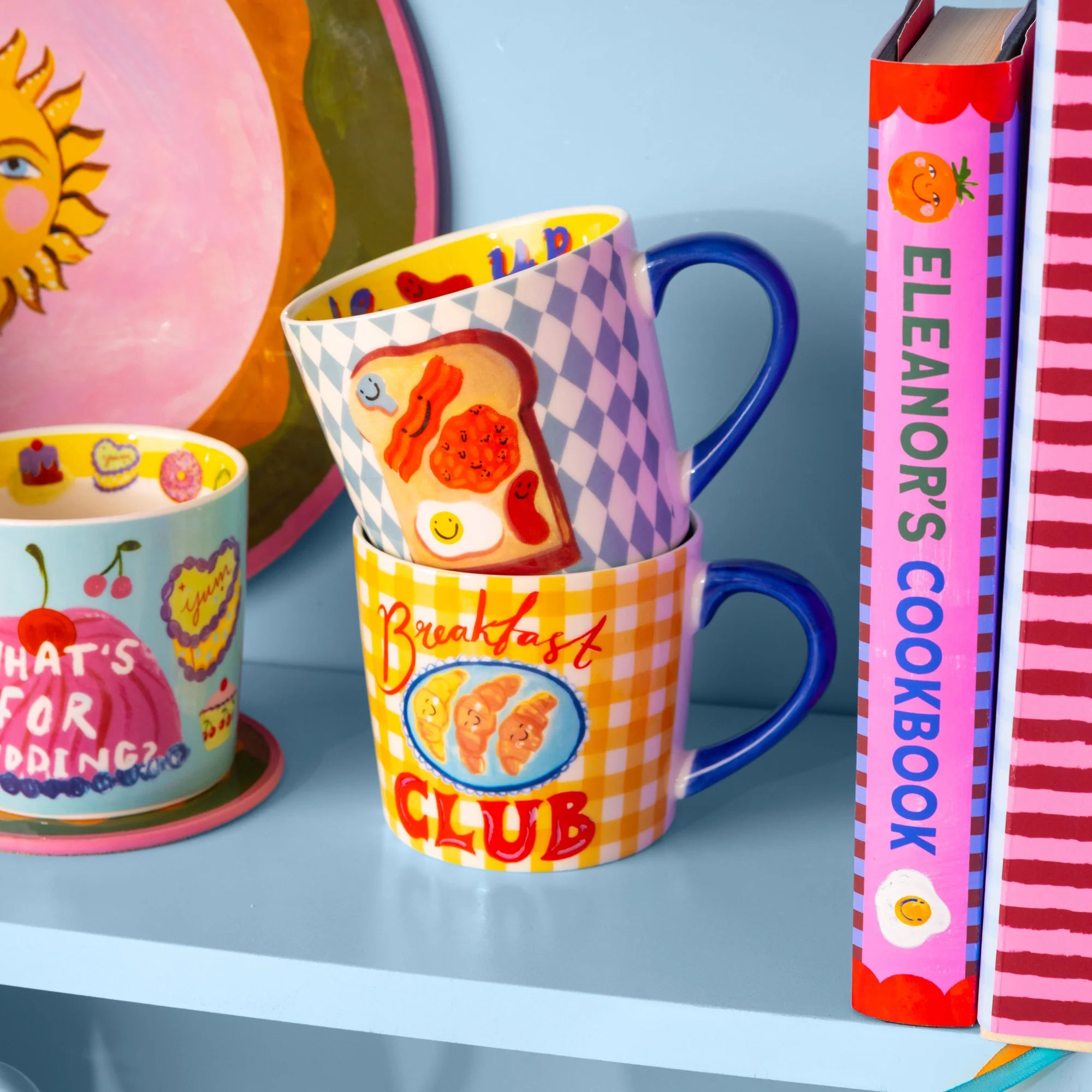 Keramikinis puodelis BREAKFAST CLUB 300ml