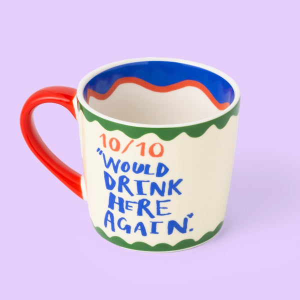 Keramikinis puodelis 10/10 WOULD DRINK HERE AGAIN 300ml 3