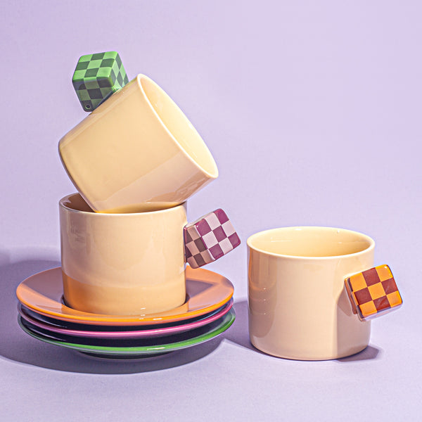 Keramikinis puodelis CHECK MATE 200ml 8