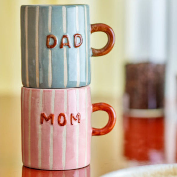 Keramikinis puodelis MOM 325ml rožinis 3