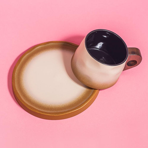 Keramikinis puodelis OMBRE gėlių 7