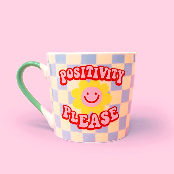Keramikinis puodelis POSITIVITY PLEASE 300ml 1
