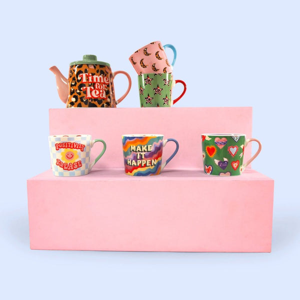 Keramikinis puodelis POSITIVITY PLEASE 300ml 4