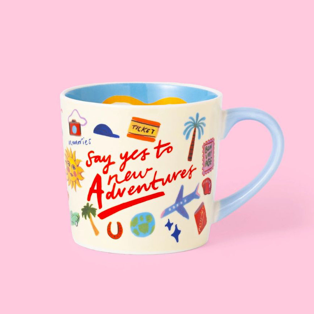 Keramikinis puodelis SAY YES TO NEW ADVENTURES 300ml 1