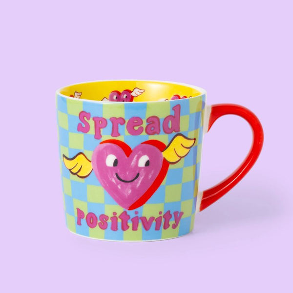 Keramikinis puodelis POSITIVITY PLEASE 300ml