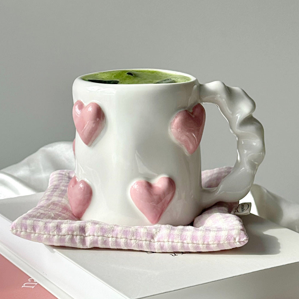 Keramikinis puodelis SUGAR HEART 420ml 1