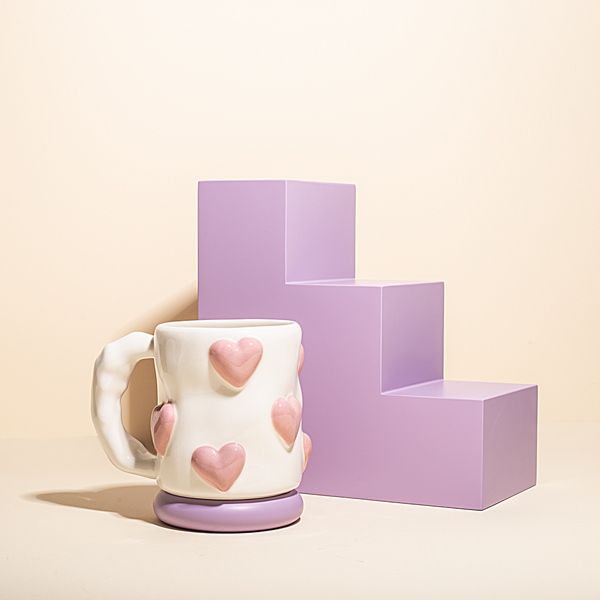 Keramikinis puodelis SUGAR HEART 6