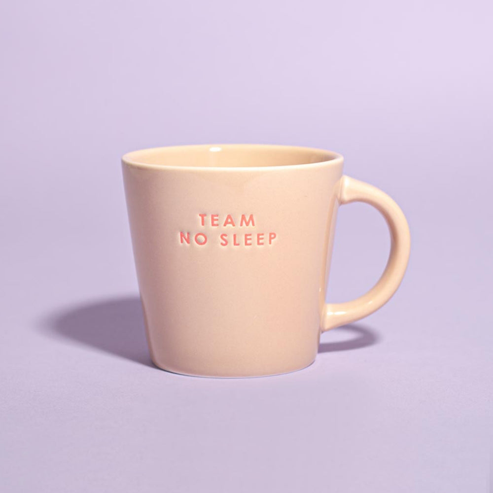 Keramikinis puodelis TEAM NO SLEEP 250ml 1