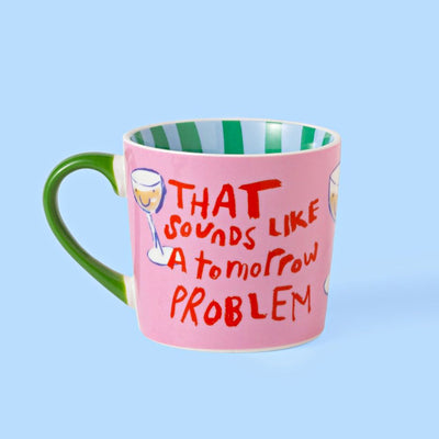 Keramikinis puodelis THAT SOUNDS LIKE A TOMORROW PROBLEM 300ml