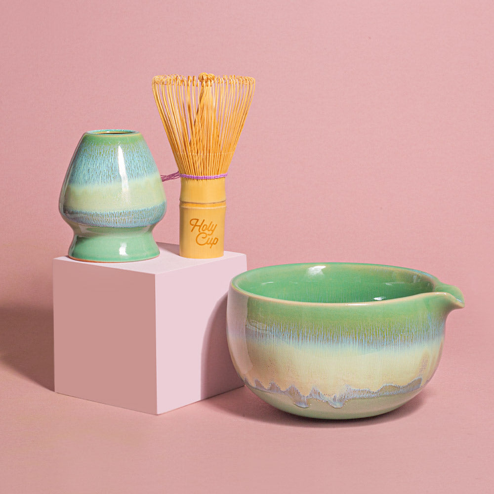 Matcha rinkinys MEADOW | holycup.lt