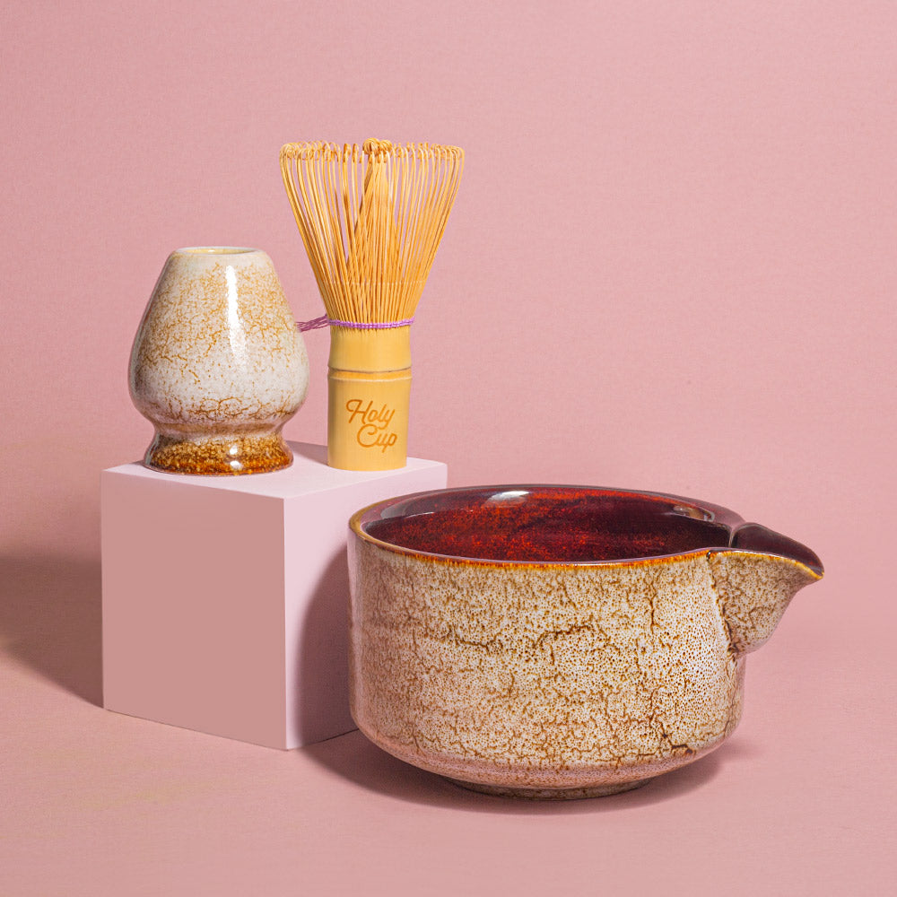 Matcha Rinkiniai Matcha rinkinys RUSTIC | holycup.lt
