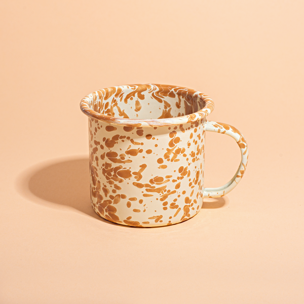 Metalinis emaliuotas puodelis DUSTY CHIC 1