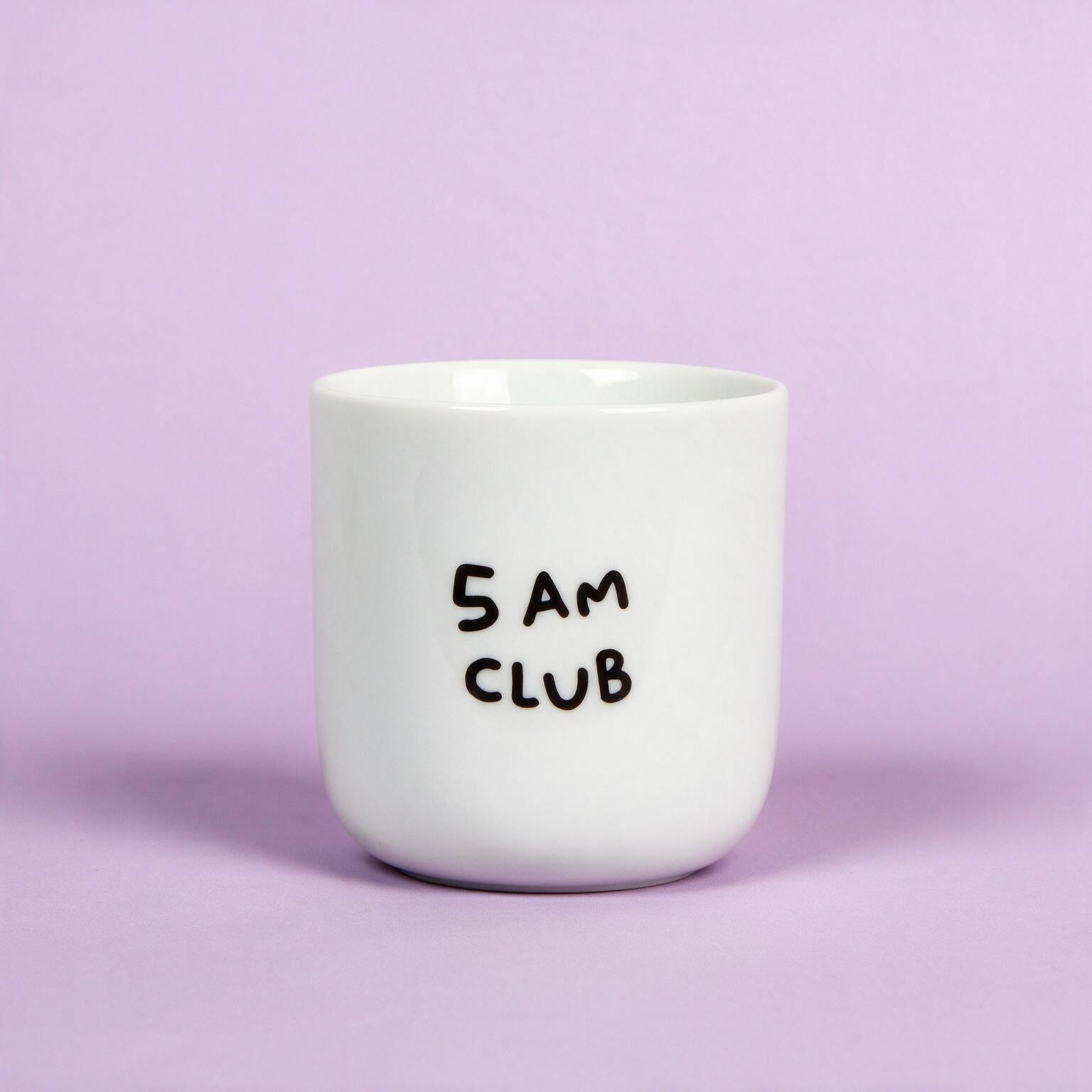 Porcelianinis puodelis 5AM CLUB 250ml 1