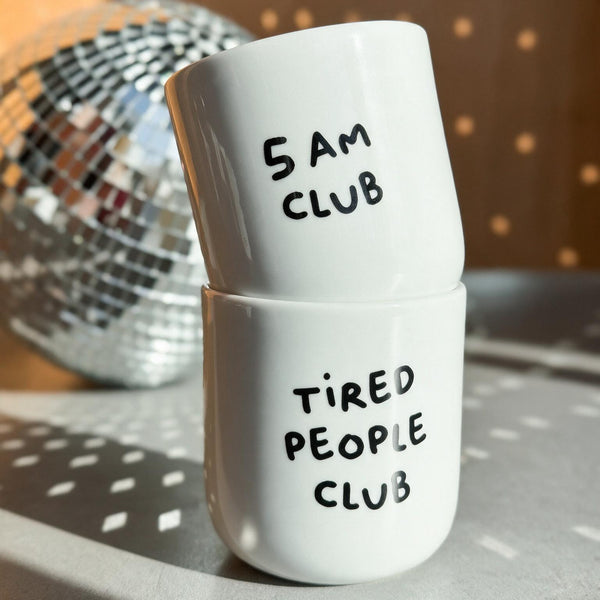 Porcelianinis puodelis 5AM CLUB 250ml 8