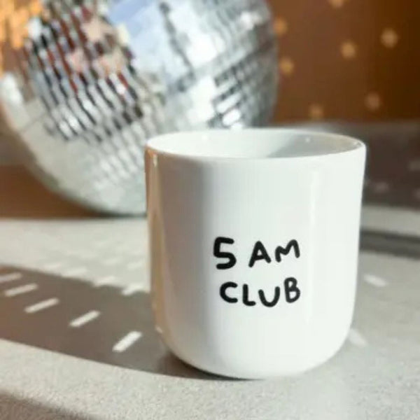 Porcelianinis puodelis 5 AM CLUB 250ml 10