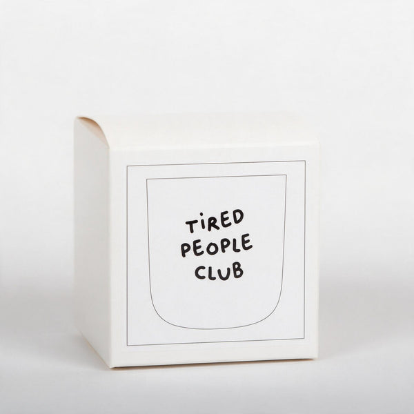 Porcelianinis puodelis TIRED PEOPLE CLUB 250ml 3