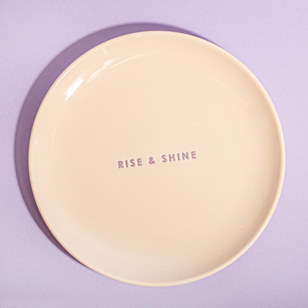 Pusryčių lėkštė BREAKFAST CLUB ⌀22cm