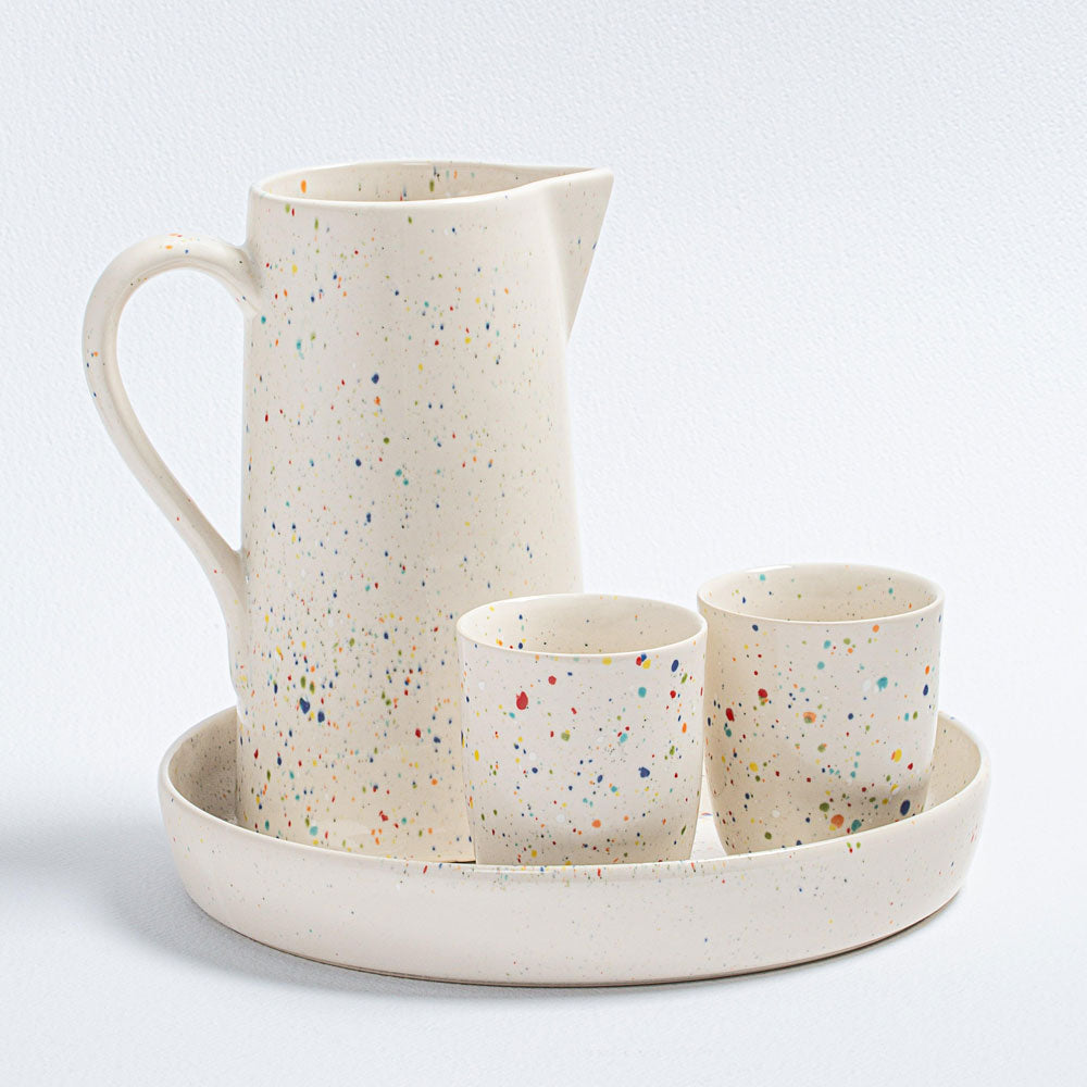 Rankų darbo pieno ąsotis PARTY 2