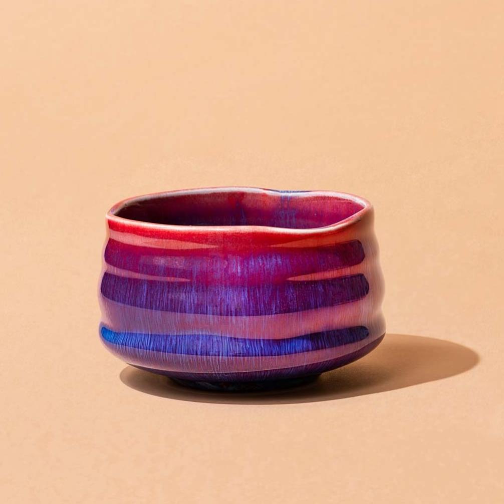 Rankų darbo matcha dubenėlis BURST 1