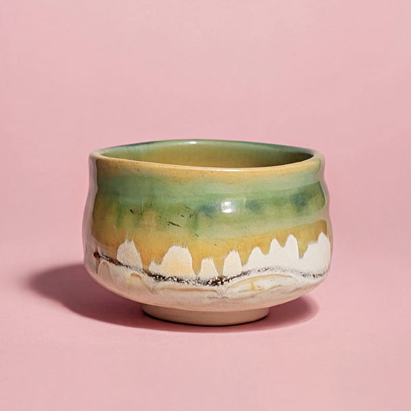 Rankų darbo matcha dubenėlis HIWA NAGASHI 1