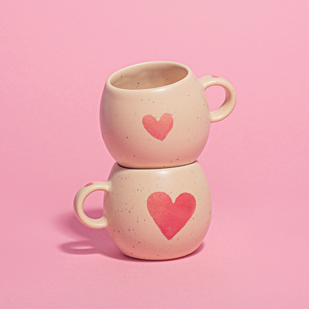Rankų darbo puodelis COZY HEARTS 115ml 1