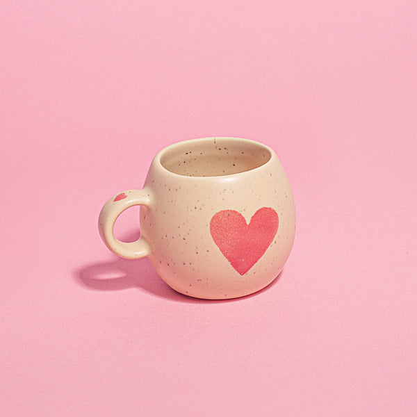 Rankų darbo puodelis COZY HEARTS 115ml