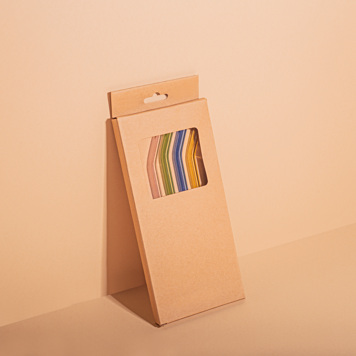 Stikliniai šiaudeliai RAINBOW 2