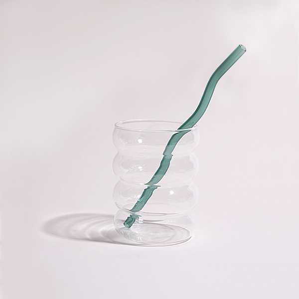 Stikliniai šiaudeliai WAVY 5