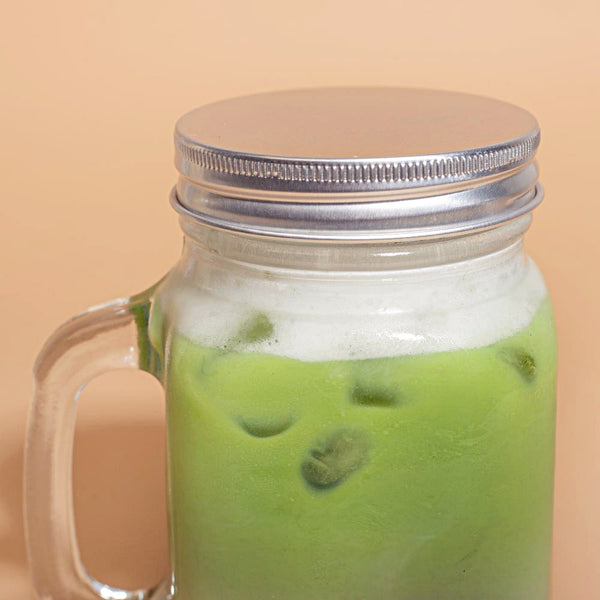 Stiklinis puodelis MASON JAR 4