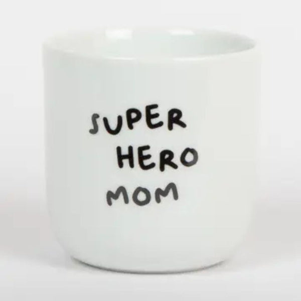 Porcelianinis puodelis SUPERHERO MOM 250ml
