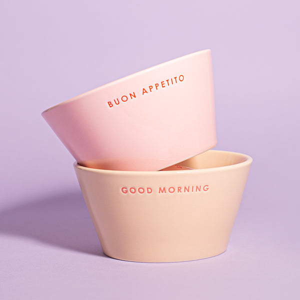 Keramikinis dubenėlis GOOD MORNING ⌀14×7.5cm