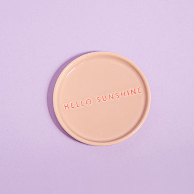 Keramikinė lėkštutė HELLO SUNSHINE ⌀8.5cm