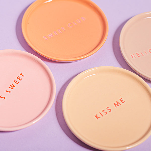 Keramikinė lėkštutė HELLO SUNSHINE ⌀8.5cm