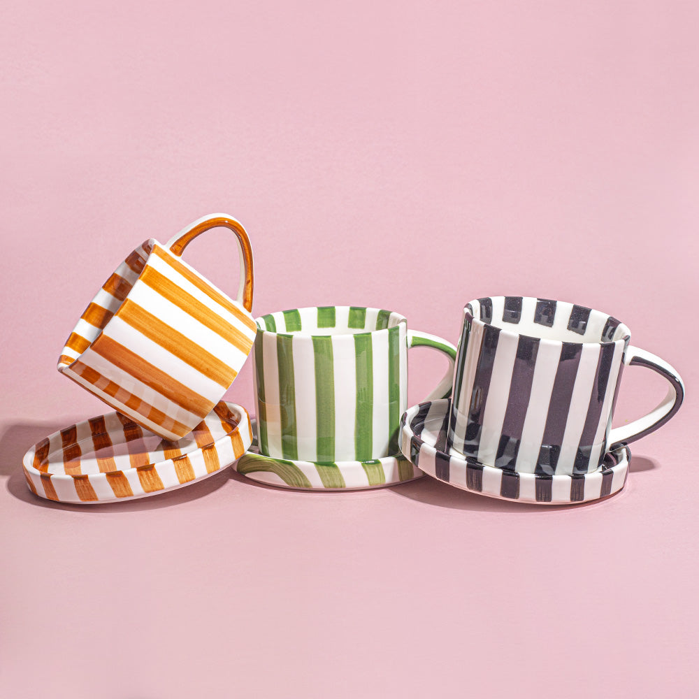 Keramikinis puodelis STRIPES 230ml