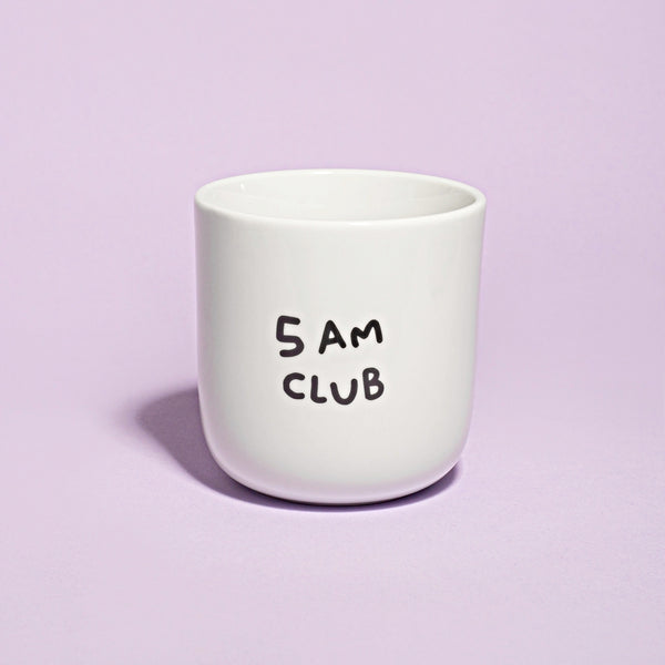 Porcelianinis puodelis 5 AM CLUB 250ml