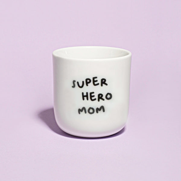 Porcelianinis puodelis SUPERHERO MOM 250ml