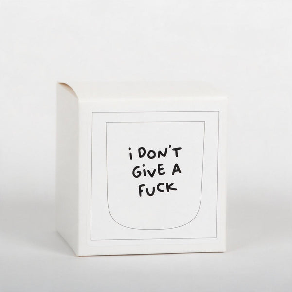 Porcelianinis puodelis I DON'T GIVE A FUCK 250ml