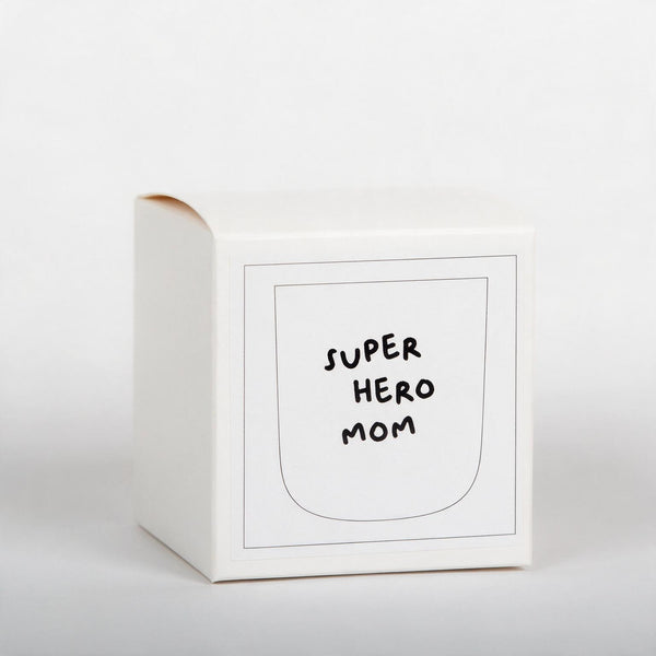 Porcelianinis puodelis SUPERHERO MOM 250ml